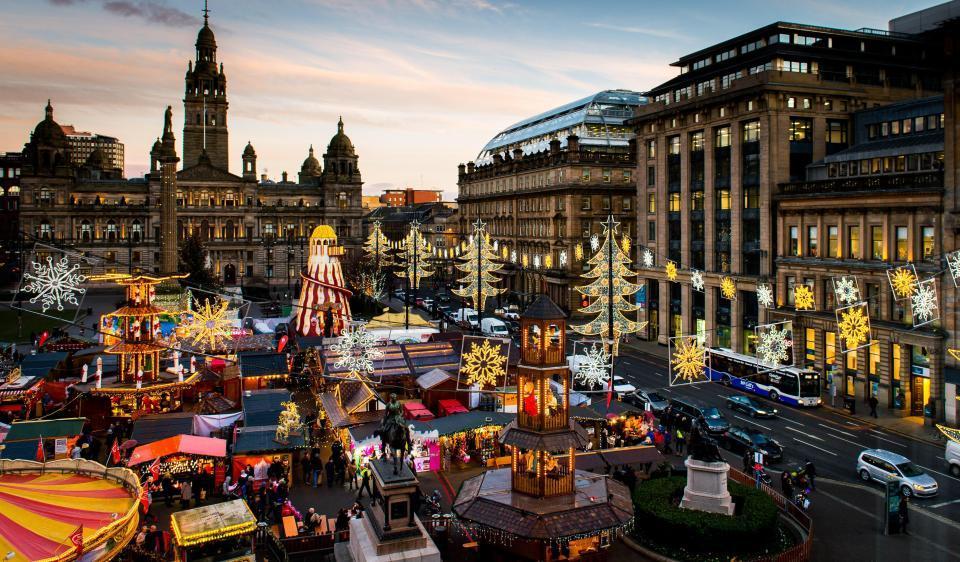 Glasgow Central Station Skyline Apartment With Parking ห้อง รูปภาพ
