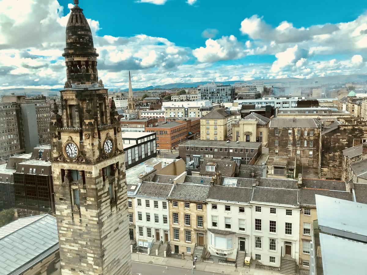 Glasgow Central Station Skyline Apartment With Parking ภายนอก รูปภาพ
